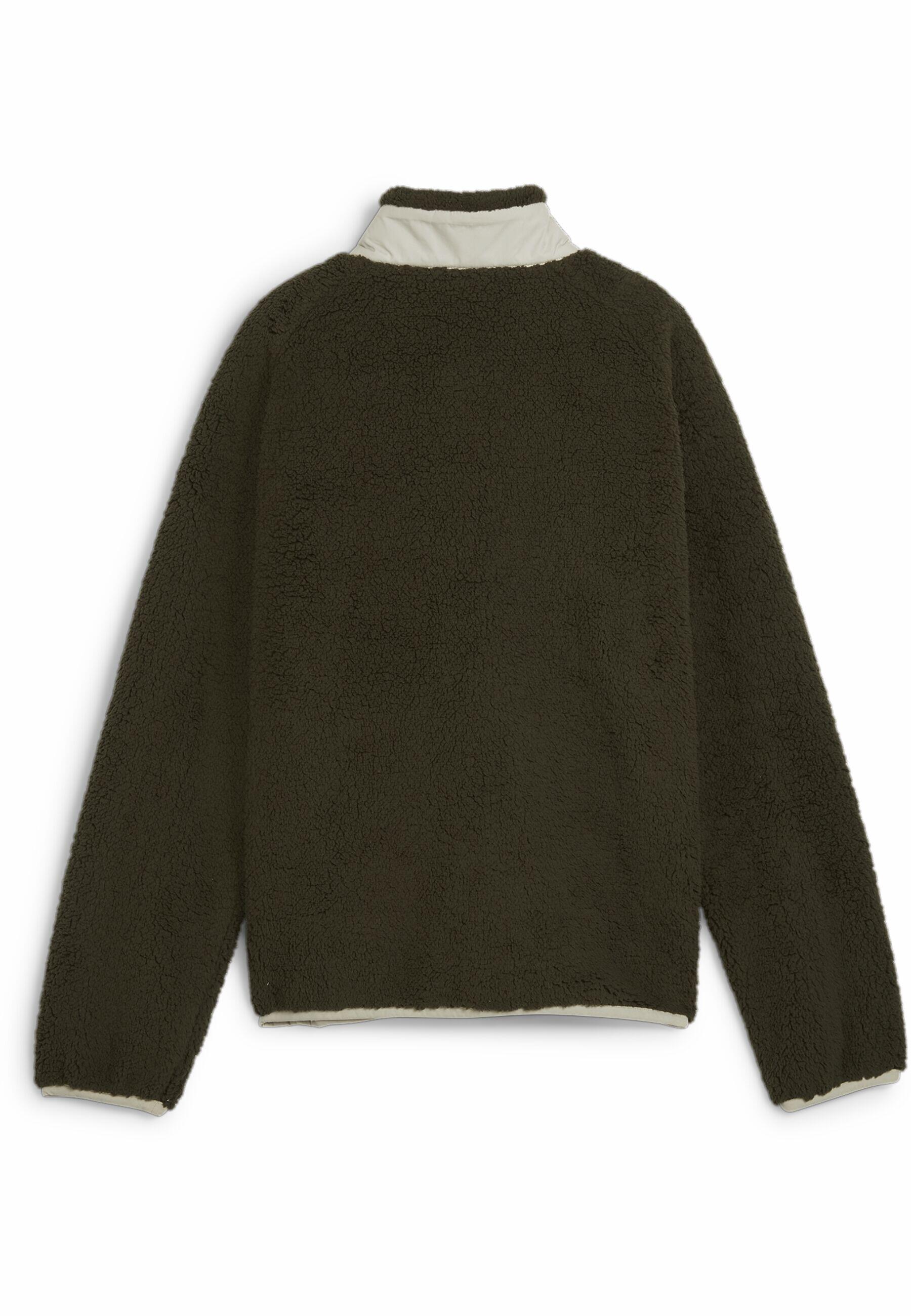 Hybrid Sherpa Jacke Jugendliche PUMA Dark Olive Green 3/7