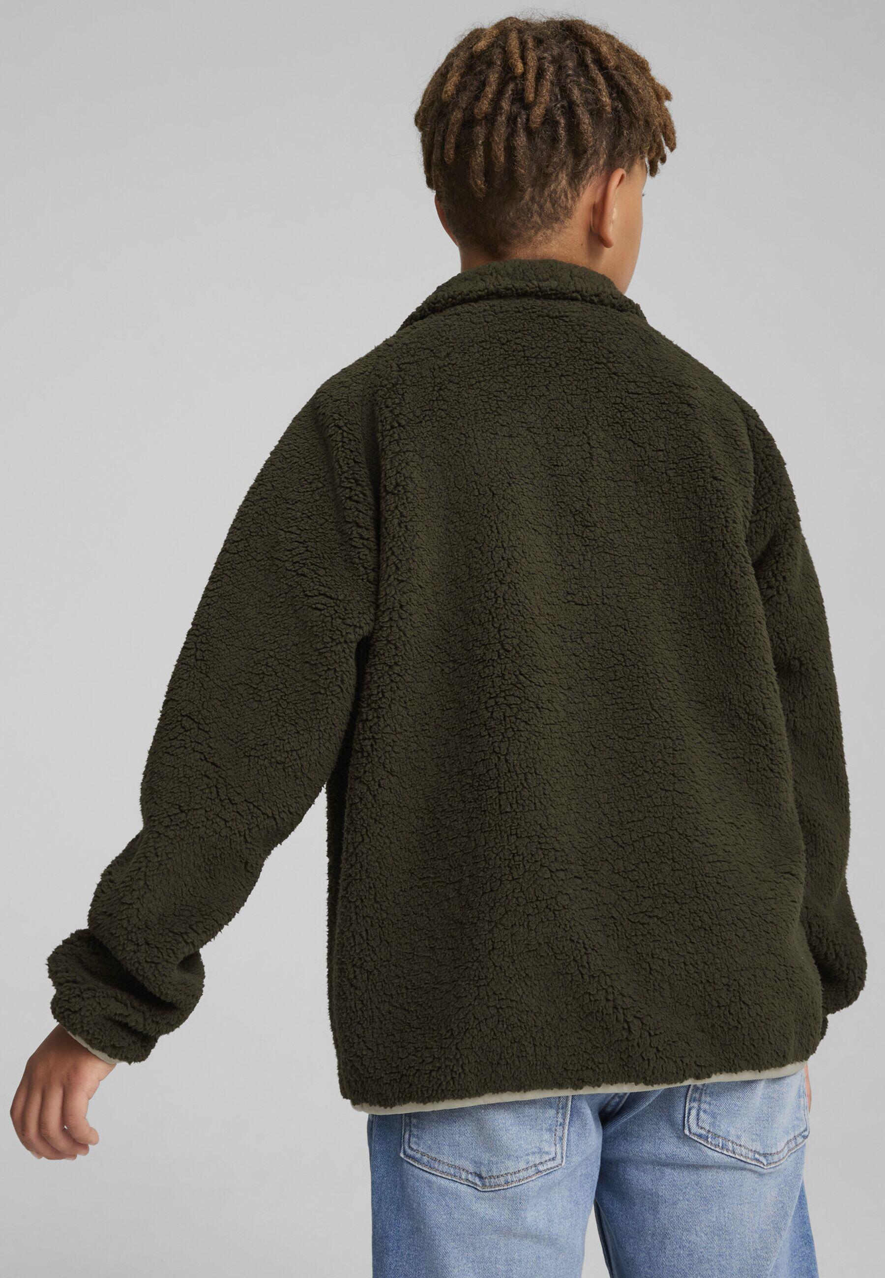 Hybrid Sherpa Jacke Jugendliche PUMA Dark Olive Green 2/7