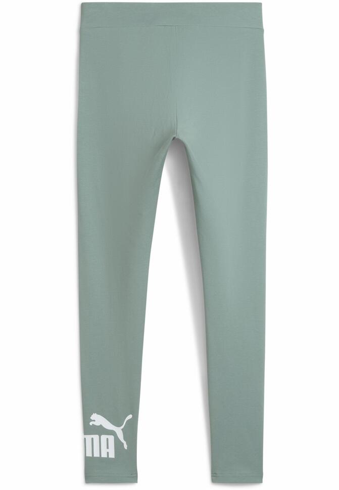 Legginsy damskie z logo No. 1 ESS PUMA Green Moon