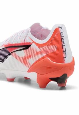 Ultra 5 ultimate fg voetbalschoenen puma white black glowing red
