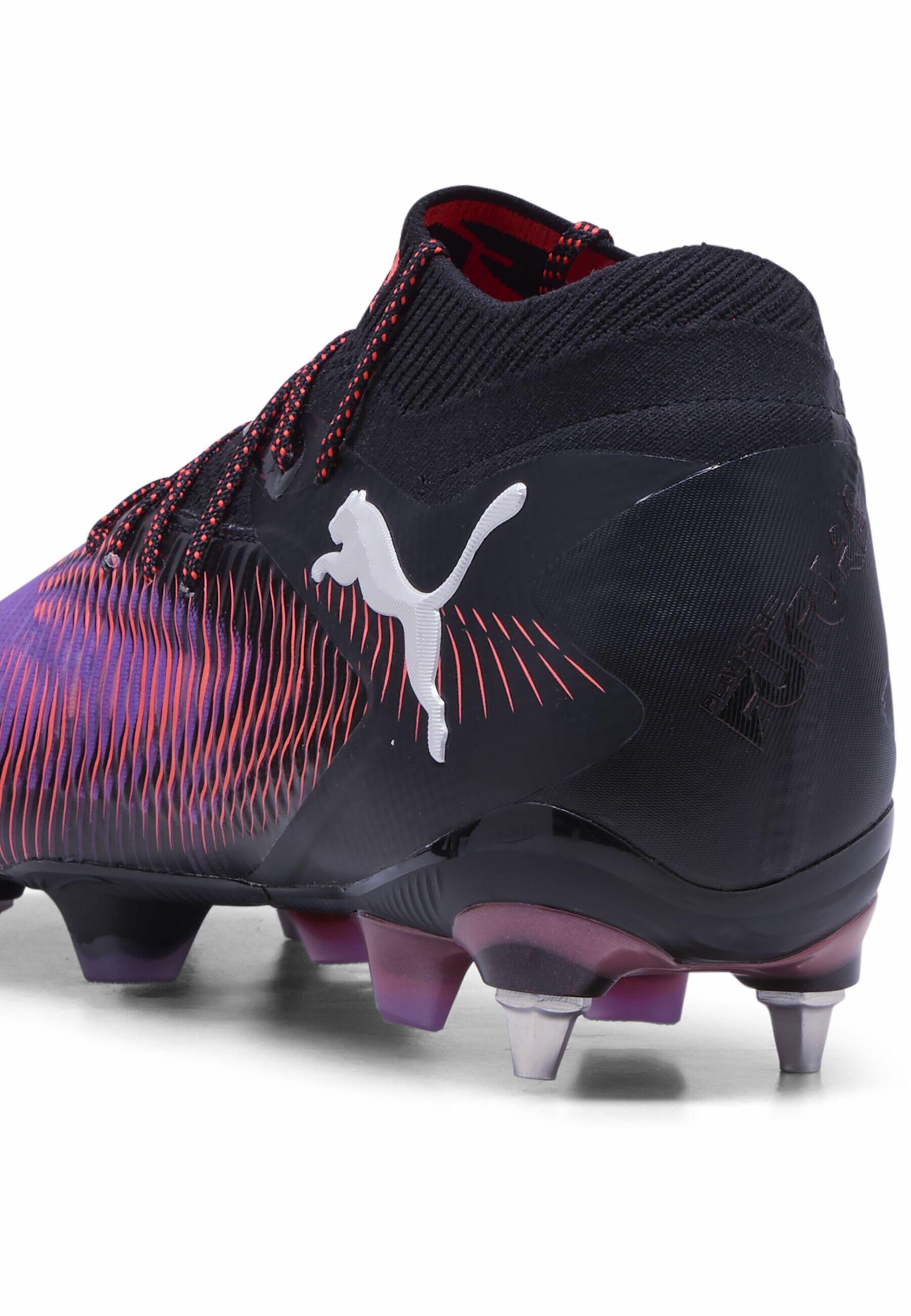 Sapatilhas corrida adulto future 8 ultimate mxsg puma black white glowing red