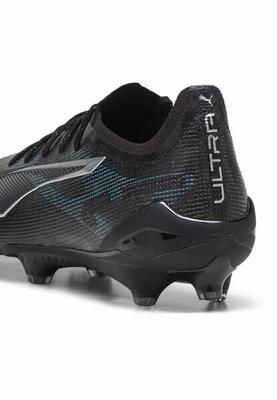 Botas de fútbol ULTRA 5 ULTIMATE FG PUMA Black Silver Bright Aqua Metallic Blue