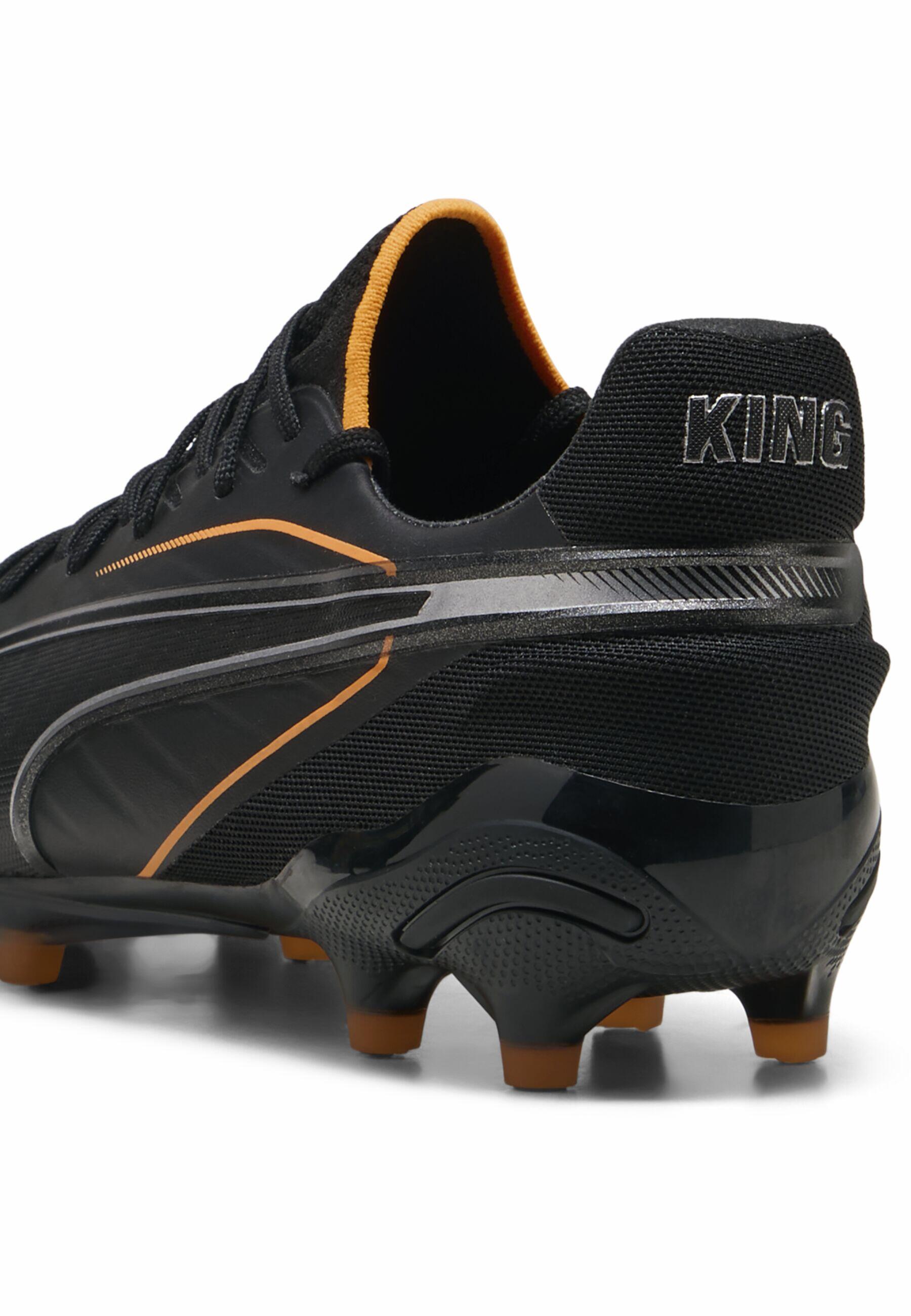 PUMA KING ULTIMATE FG/AG voetbalschoenen PUMA Black Heat Fire Silver Orange Metallic