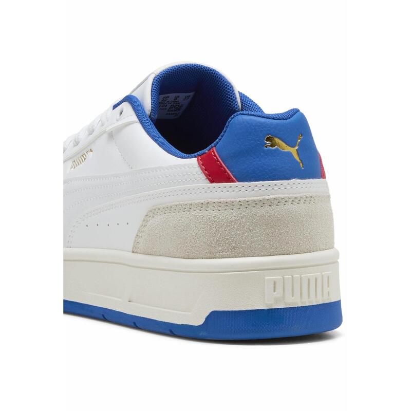 Sneakers Court Classico Unisexe PUMA Warm White Team Royal Blue