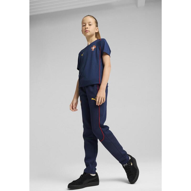 Pantalones Portugal Casuals Niños PUMA Persian Blue Sunny Yellow