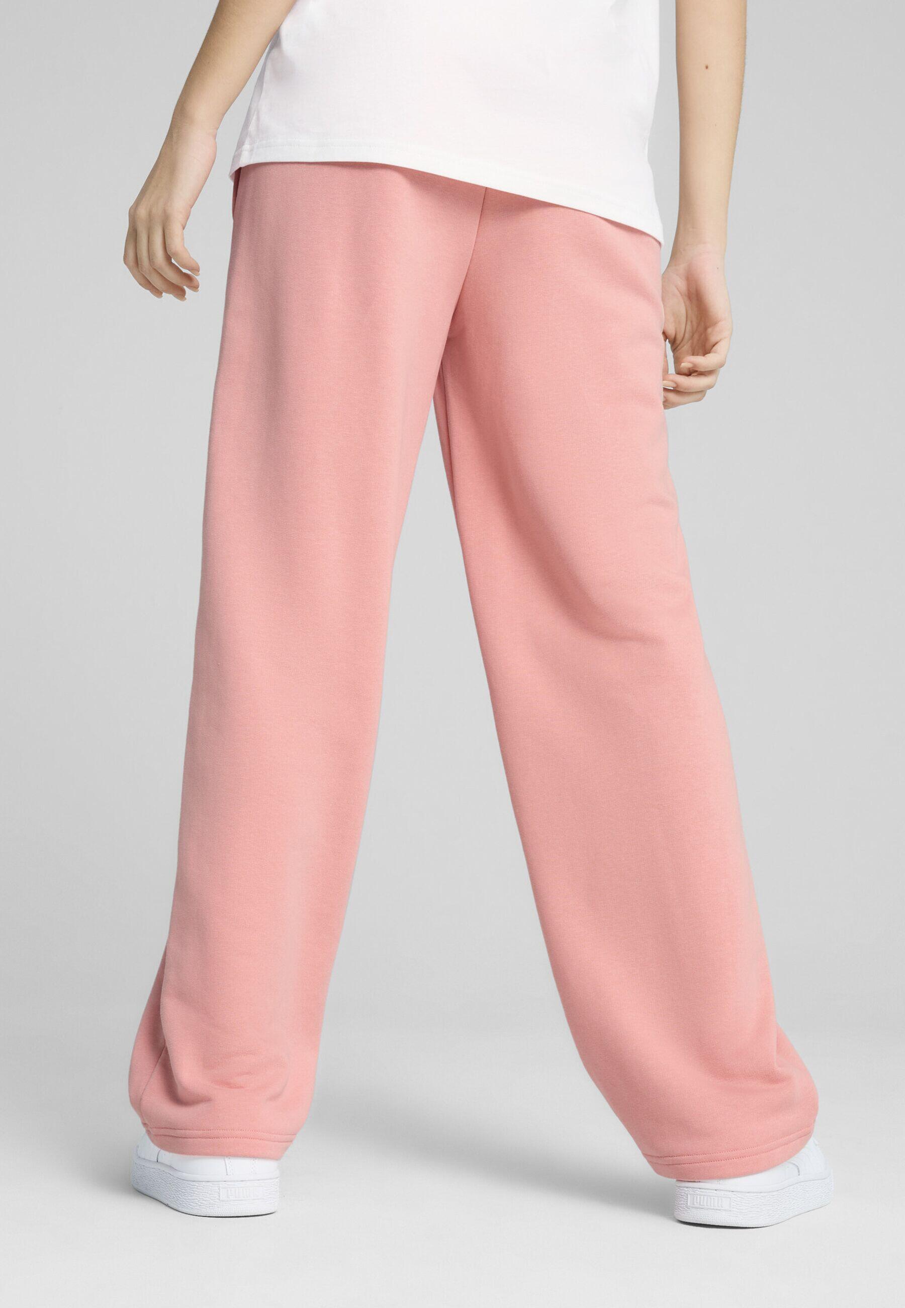 PUMA Pantaloni con logo ESS N. 1 Comfort da donna PUMA Pink Fruit
