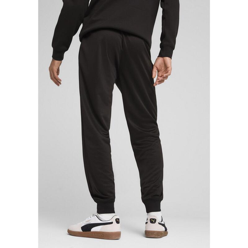 Męskie spodnie poliestrowe Essentials z logo No. 1 PUMA Black