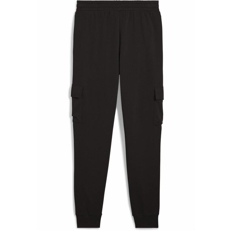Męskie bojówki z Essentials z logo No. 1 PUMA Black