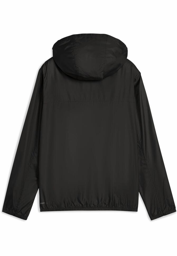 Młodzieżowa wiatrówka Essentials o standardowym kroju PUMA Black