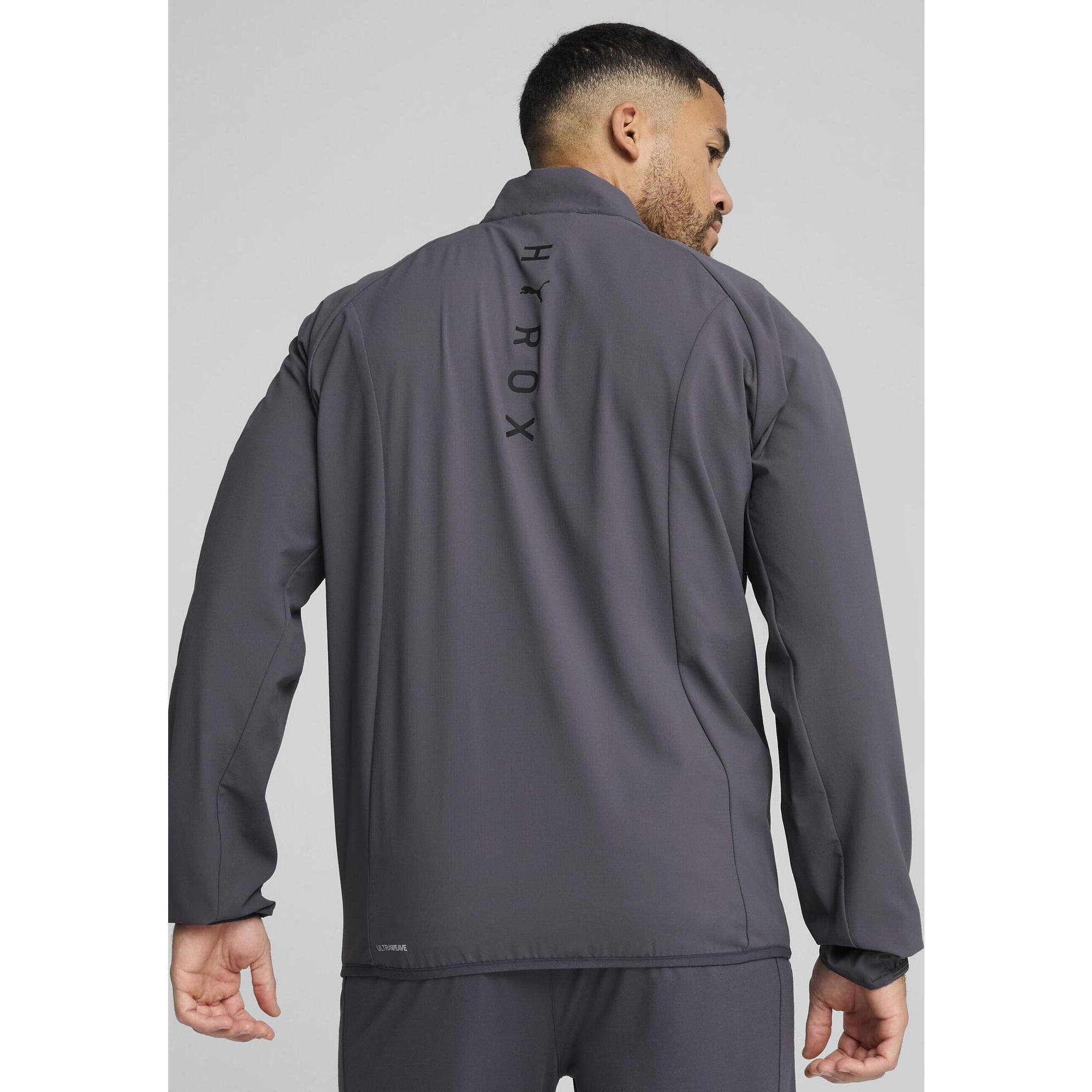 Męska kurtka PUMA × HYROX ULTRAWEAVE PUMA Galactic Gray