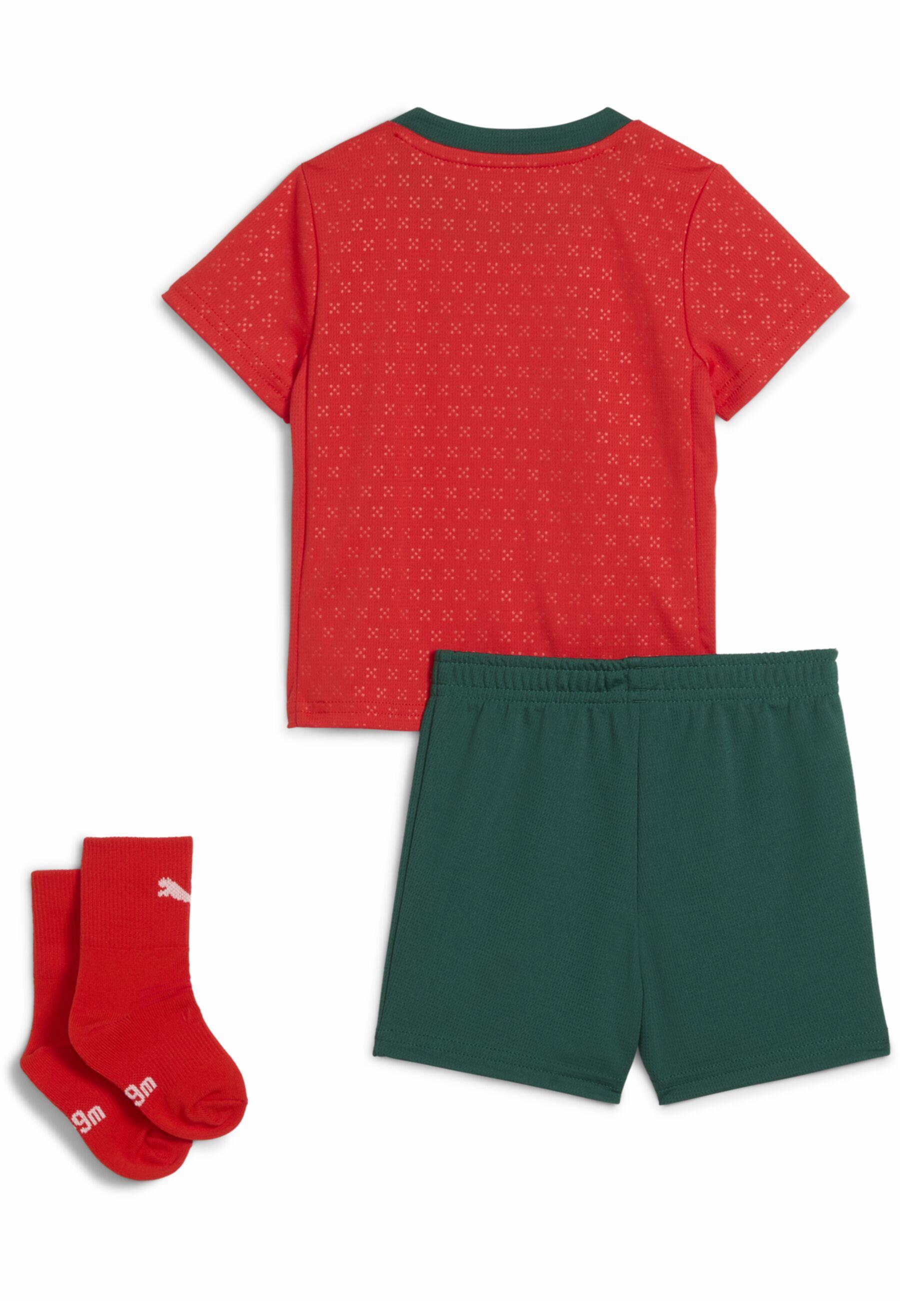 Portugal 2025 baby-thuistenue voor kleuters PUMA Sport Red Sugared Almond Beige 1/4