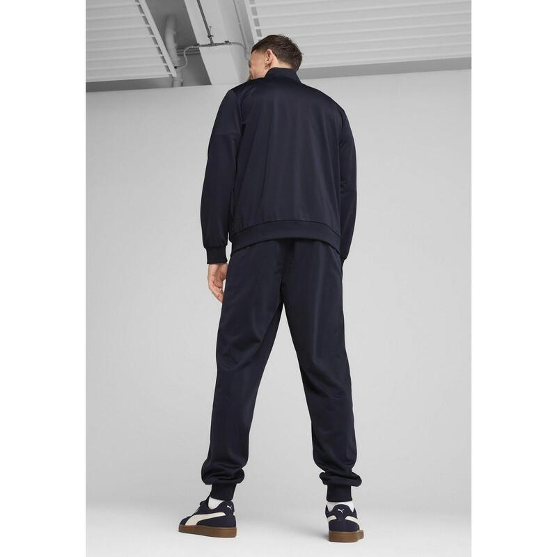 Męskie dres Essentials z poliestru PUMA New Navy Blue