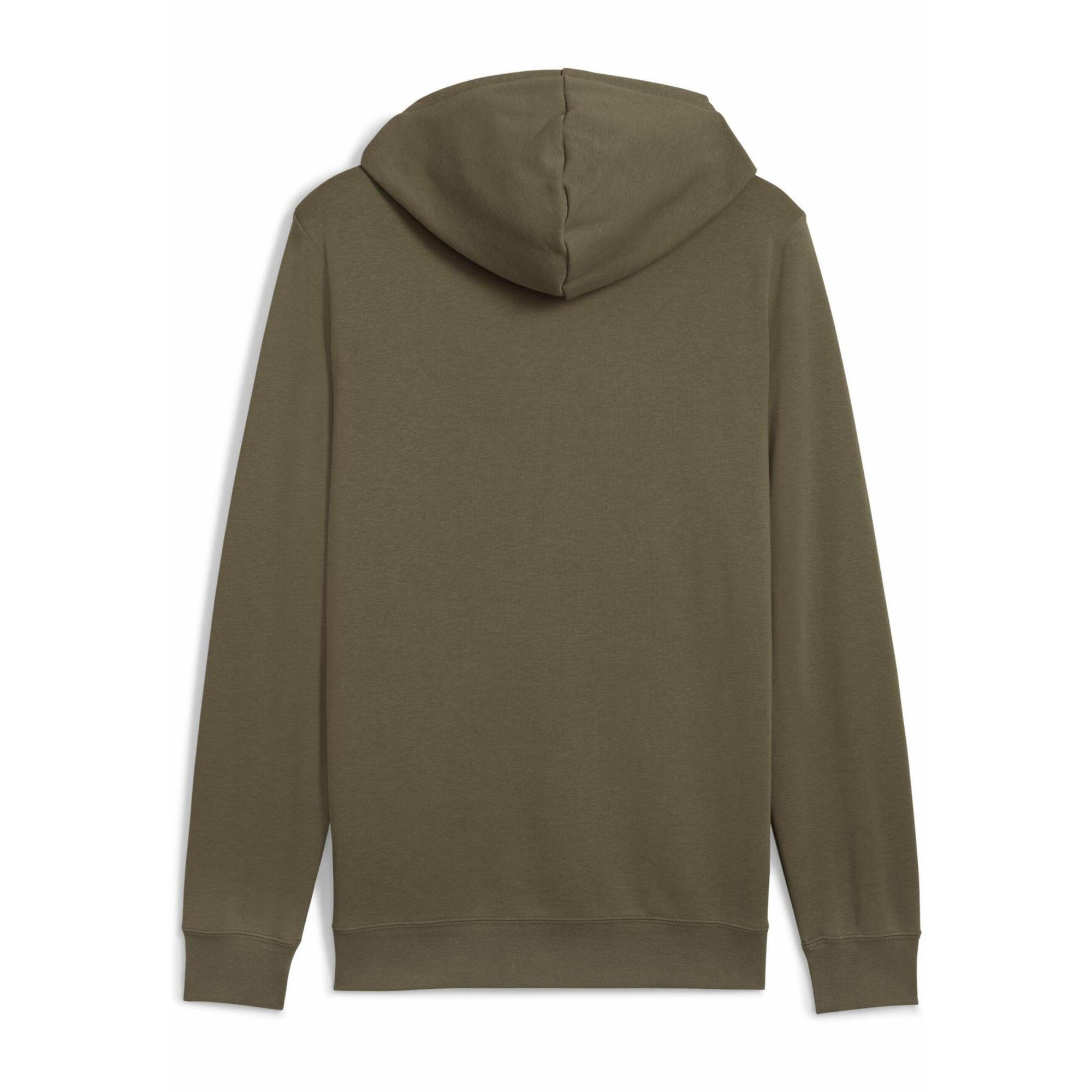 Męska bluza z kapturem Essentials z dwukolorowym logo No. 1 PUMA Loden Green