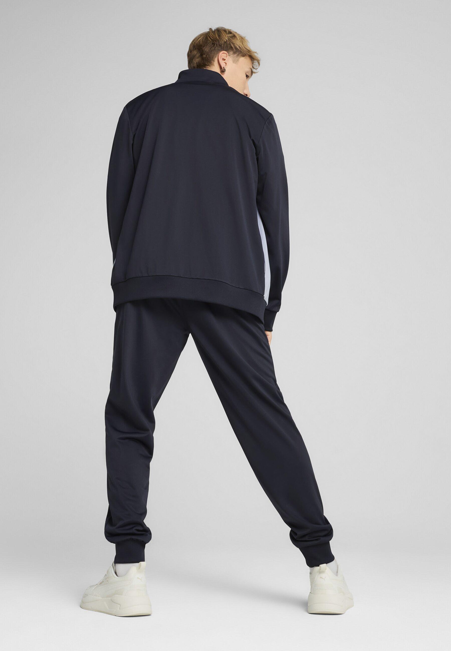 Poly Colourblock trainingspak voor heren PUMA New Navy Blue 3/7