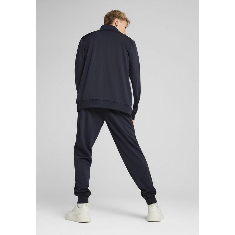 Męski dres Poly Colourblock PUMA New Navy Blue