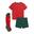 Portugal 2025 mini-thuistenue voor kinderen PUMA Sport Red Sugared Almond Beige