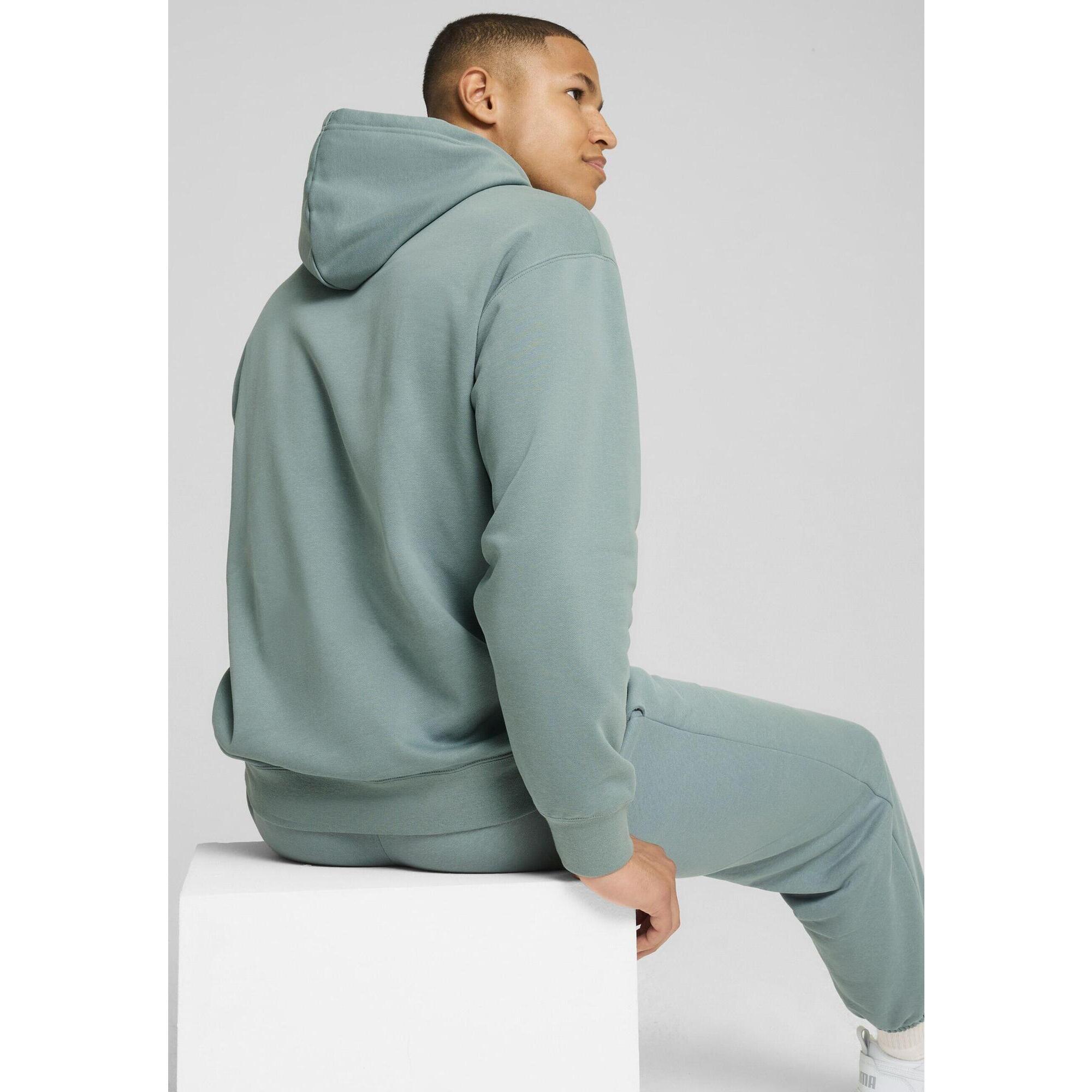 Bluza z kapturem unisex Essentials Elevated PUMA Green Moon