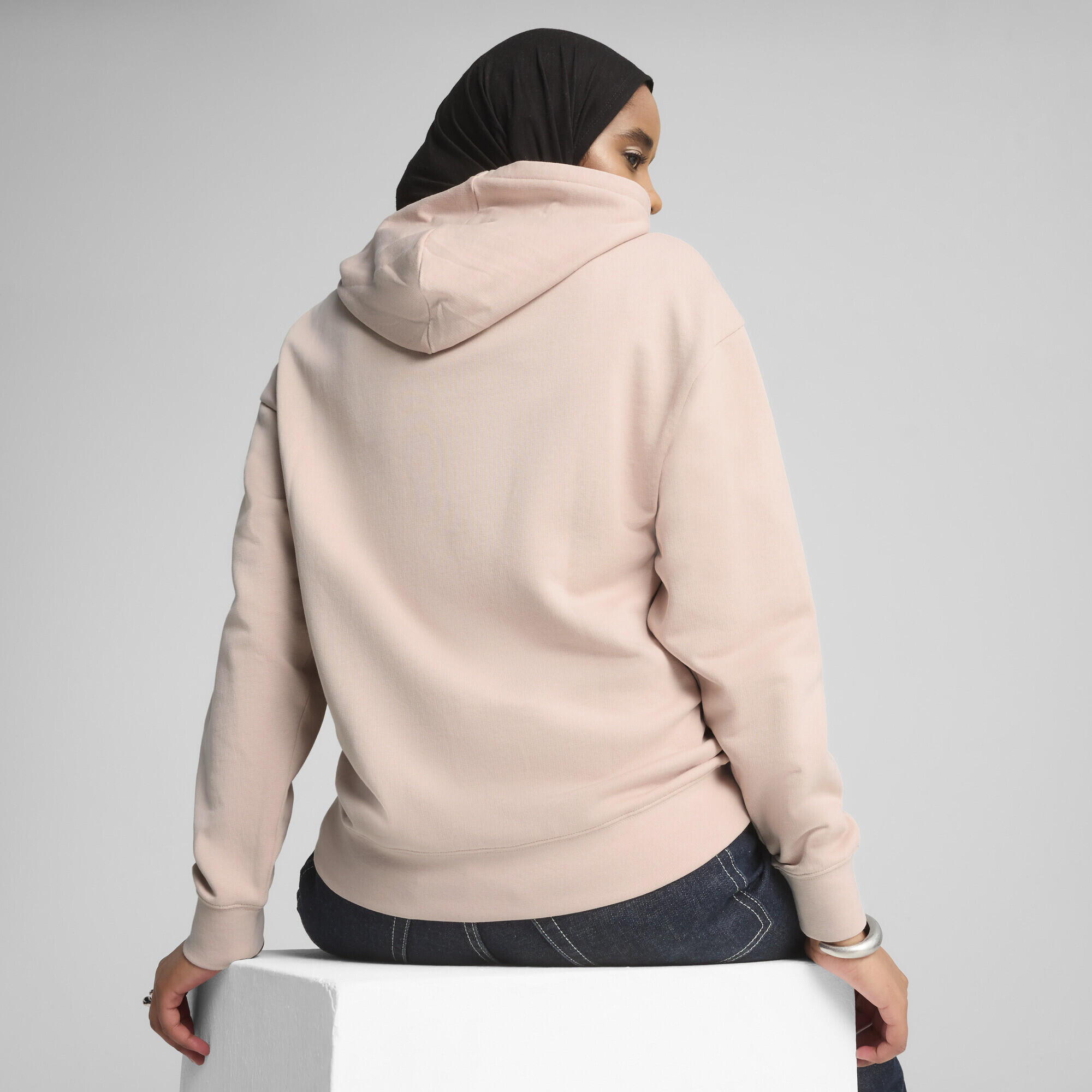 Sudadera con capucha ESS ELEVATED Comfort Mujer PUMA Rose Quartz Pink 5/7