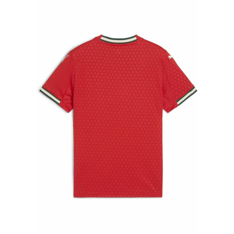 Młodzieżowa koszulka domowa Portugalia 2025 PUMA Sport Red Sugared Almond Beige