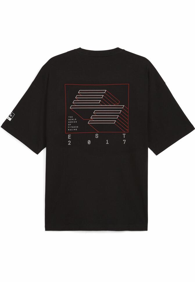 Koszulka unisex z grafiką PUMA x HYROX PUMA Black