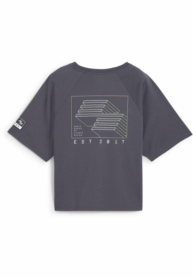 Damska koszulka PUMA x HYROX Motion Cat PUMA Galactic Gray
