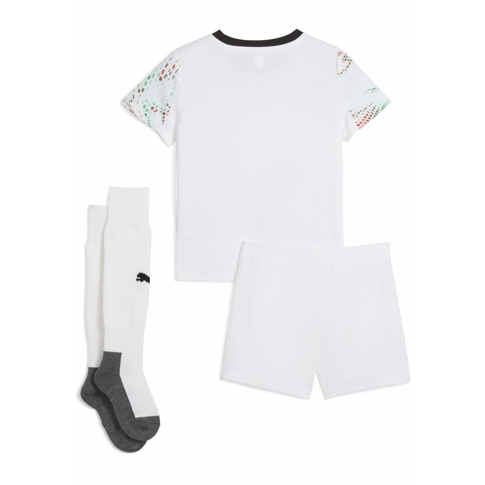 Dziecięcy zestaw wyjazdowy Portugalia 2025 PUMA White Black