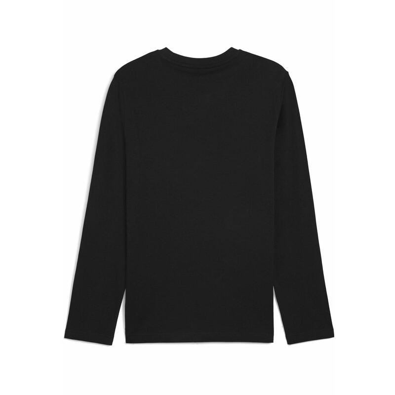 T-shirt à manches longues et logo N° 1 Essentiels Homme PUMA Black