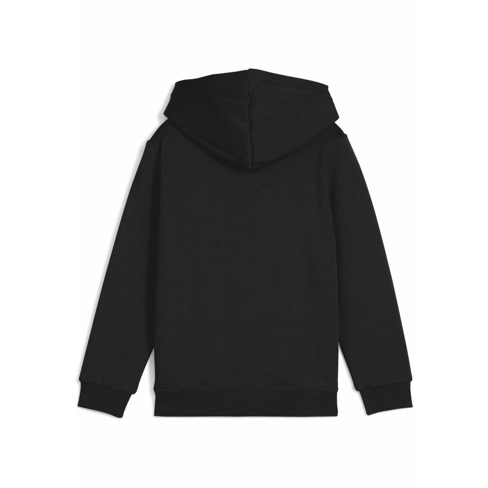 Dziecięca polarowa bluza z kapturem ESS z logo No. 1 PUMA Black