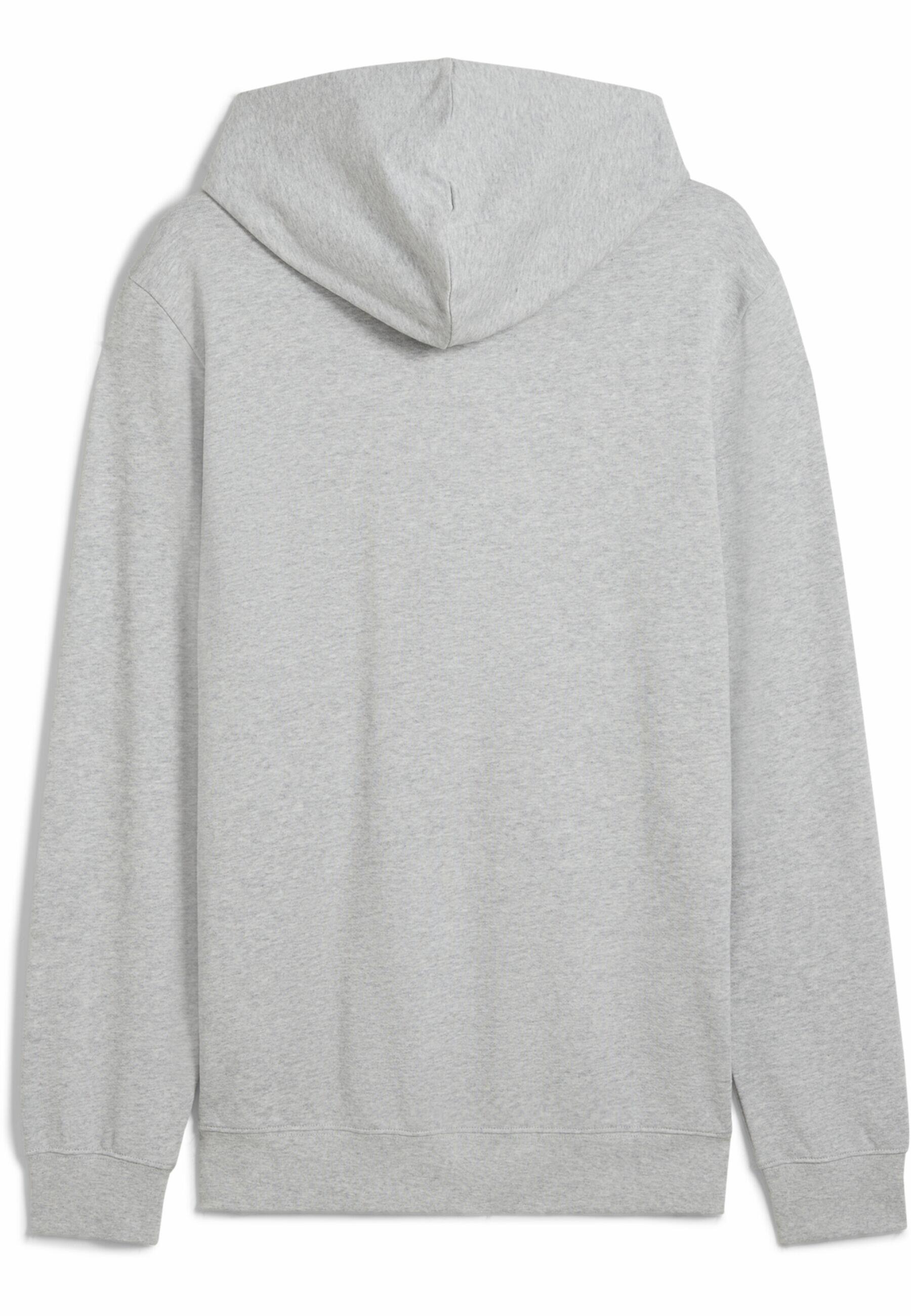 Felpa con cappuccio Essentials Elevated da uomo PUMA Light Gray Heather 3/4