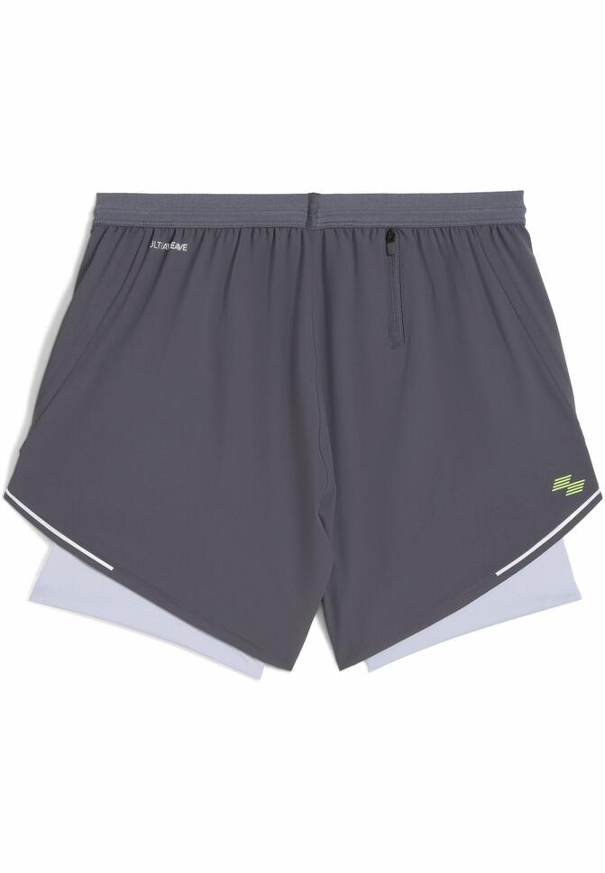 Damskie szorty PUMA x HYROX ULTRAWEAVE 2-in-1 PUMA Galactic Gray