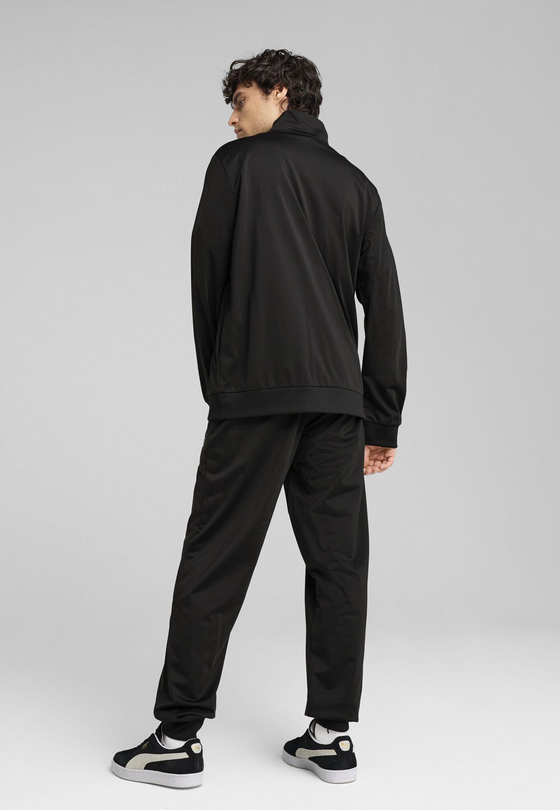 PUMA Poly-trainingspak met biezen voor heren PUMA Black