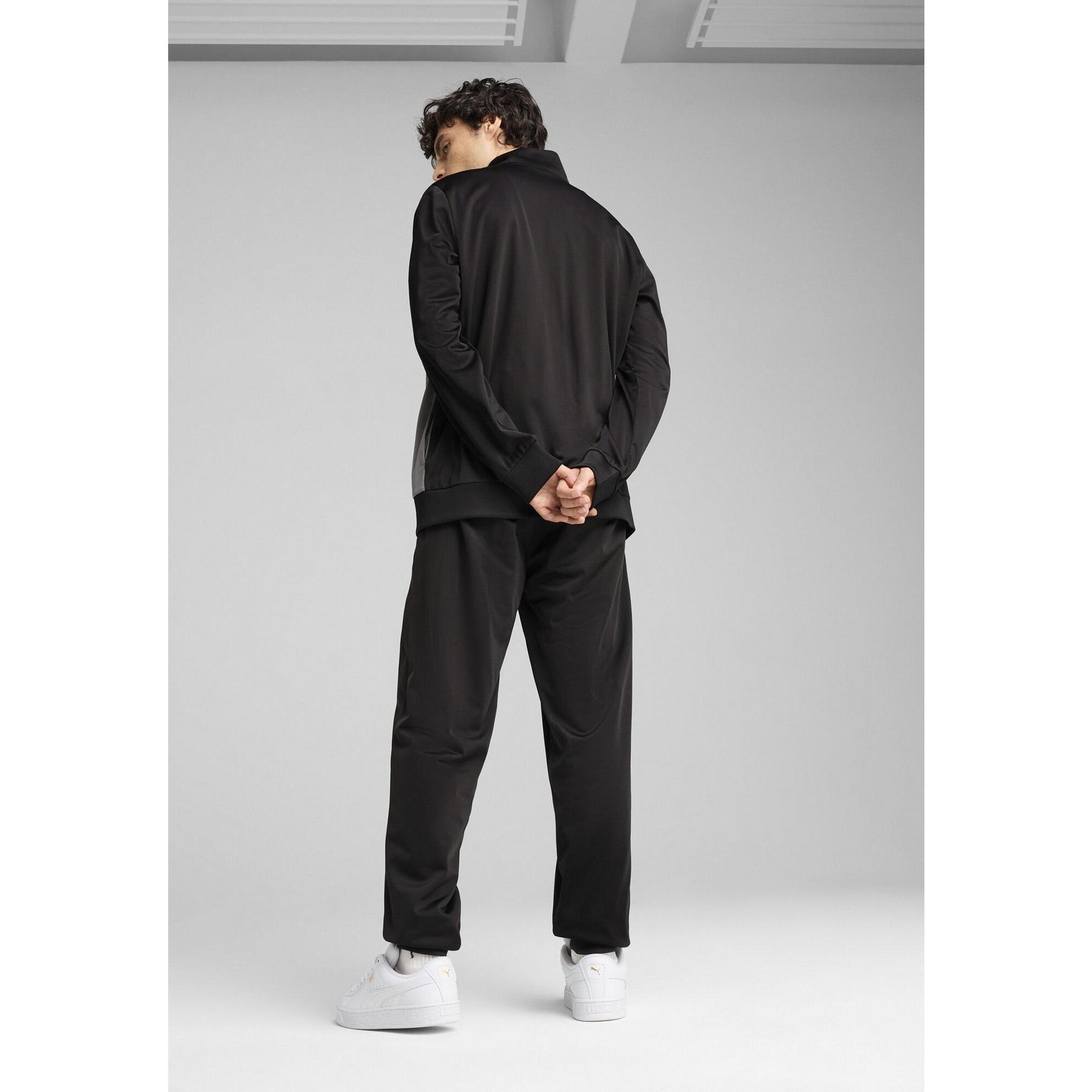Męski dres Poly Colourblock PUMA Black