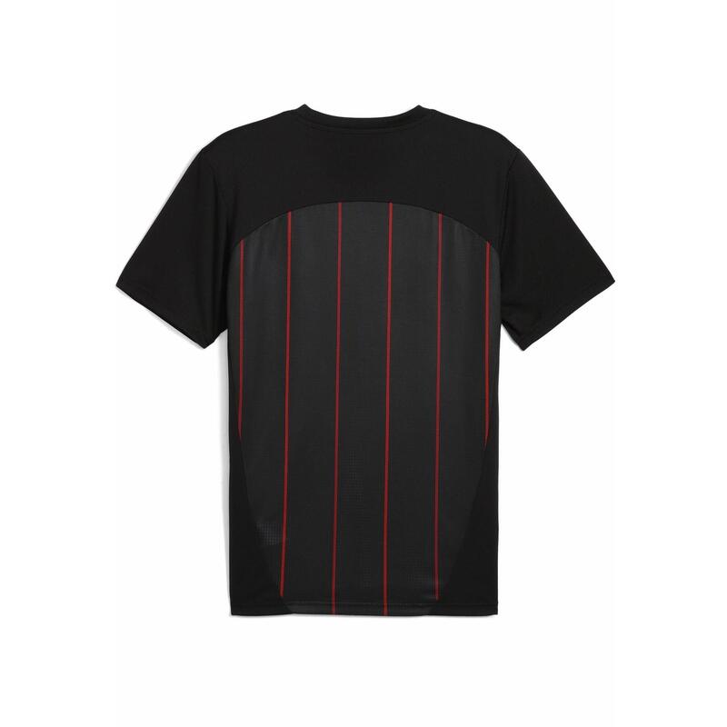 Tricou Fotbal Bărbați AC Milan Aufwärmtrikot Negru PUMA Black For All Time Red