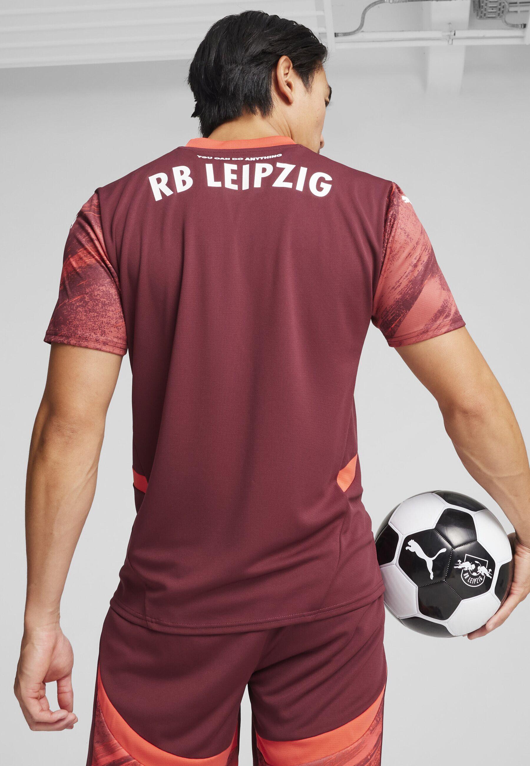 Męska koszulka wyjazdowa RB Leipzig 24/25 PUMA Dark Jasper Active Red 5/7