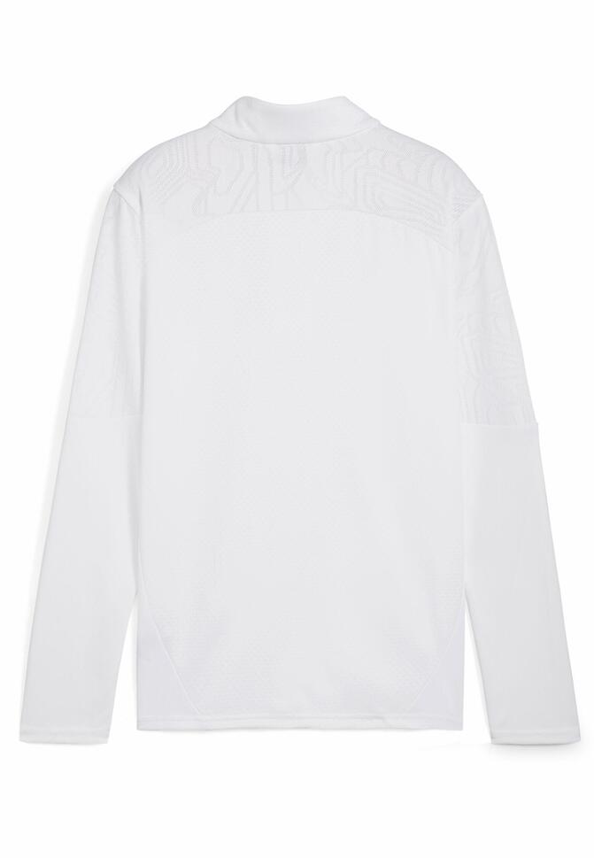 Młodzieżowa bluza treningowa z zamkiem 1/4 Valencia CF PUMA White