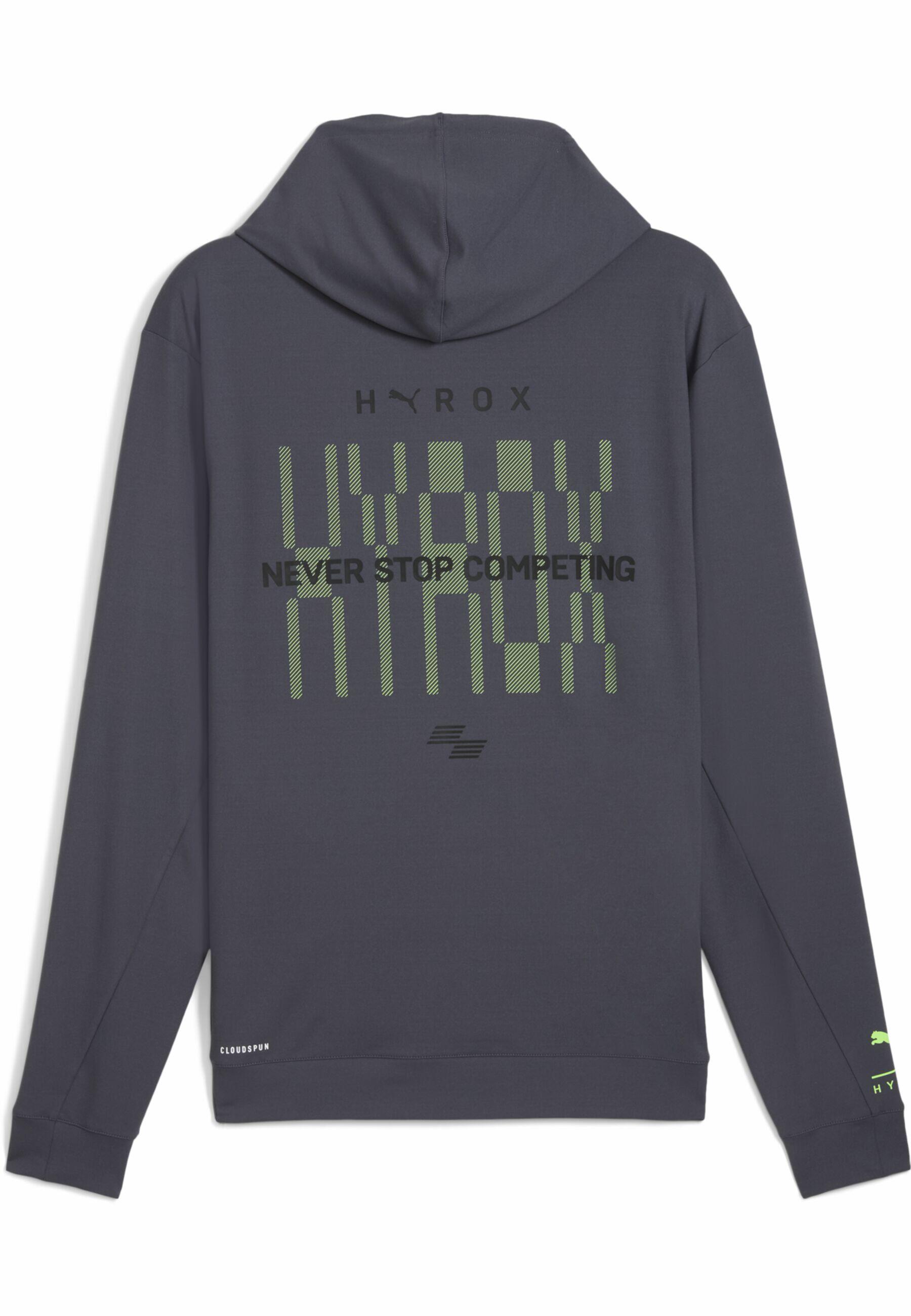 Felpa con cappuccio PUMA x HYROX CLOUDSPUN da uomo PUMA Galactic Gray 7/7