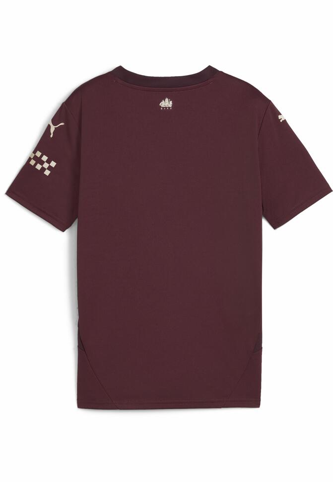 Młodzieżowa koszulka Manchester City 24/25 PUMA Dark Jasper Red