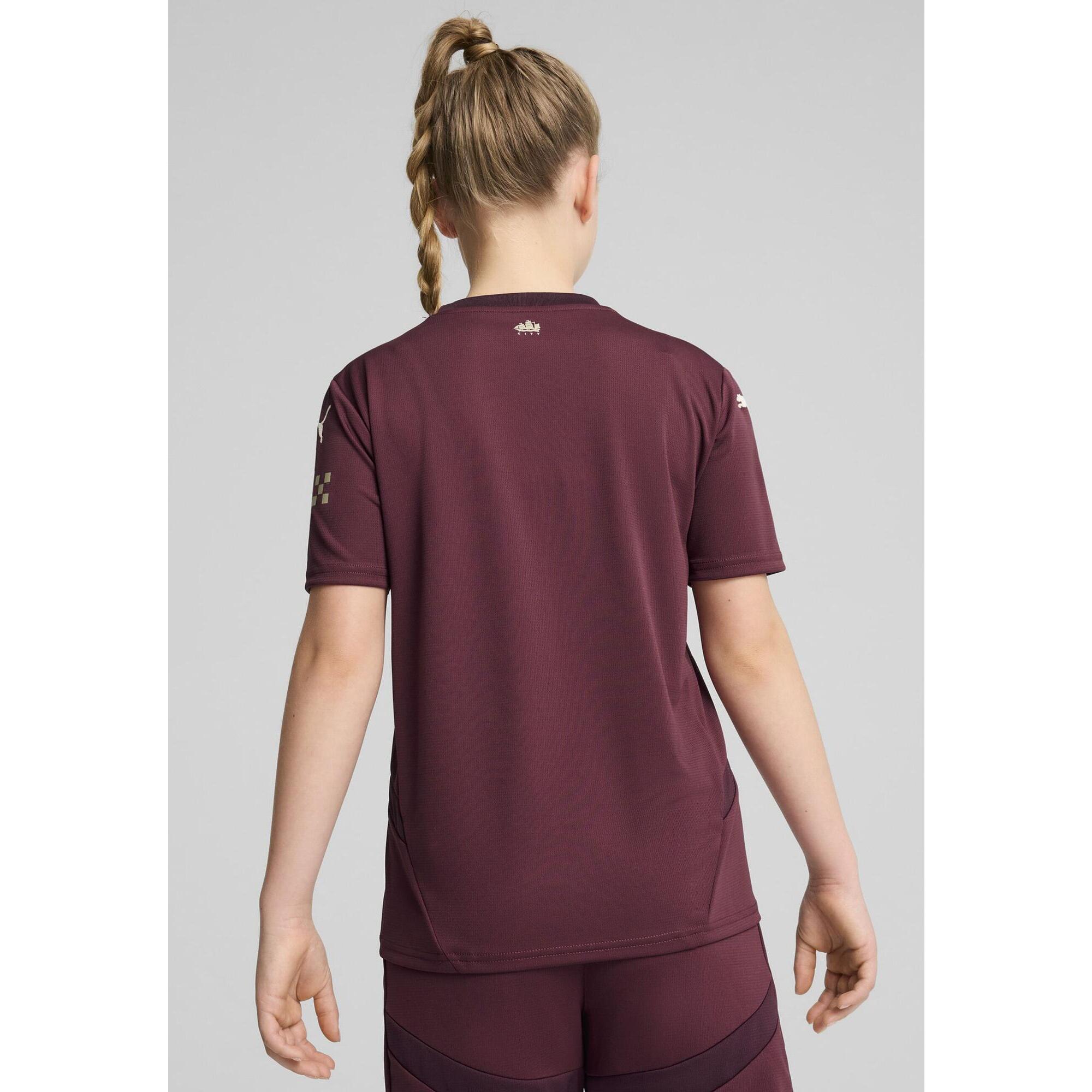 Młodzieżowa koszulka Manchester City 24/25 PUMA Dark Jasper Red