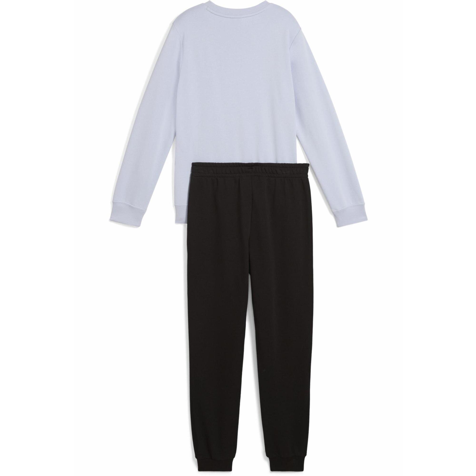 Młodzieżowy dres Essentials z logo No. 1 z bluzą PUMA Cool Weather Blue