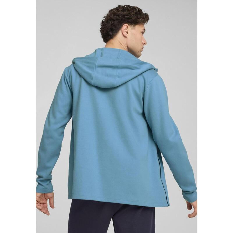 Pánská bunda s kapucí Manchester City PUMA Magic Blue New Navy