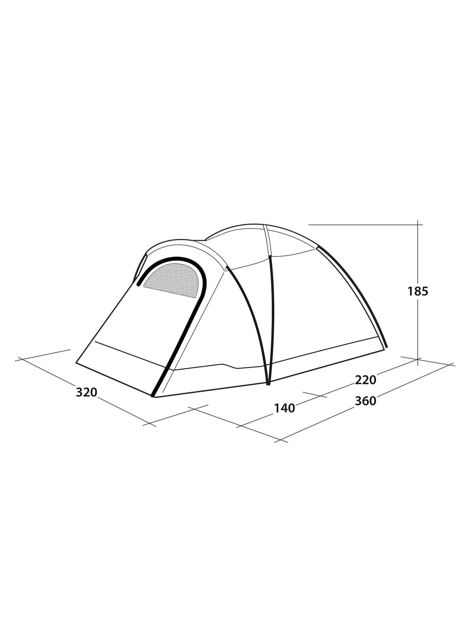 Cloud 5 Poled Camping Tent 2/7
