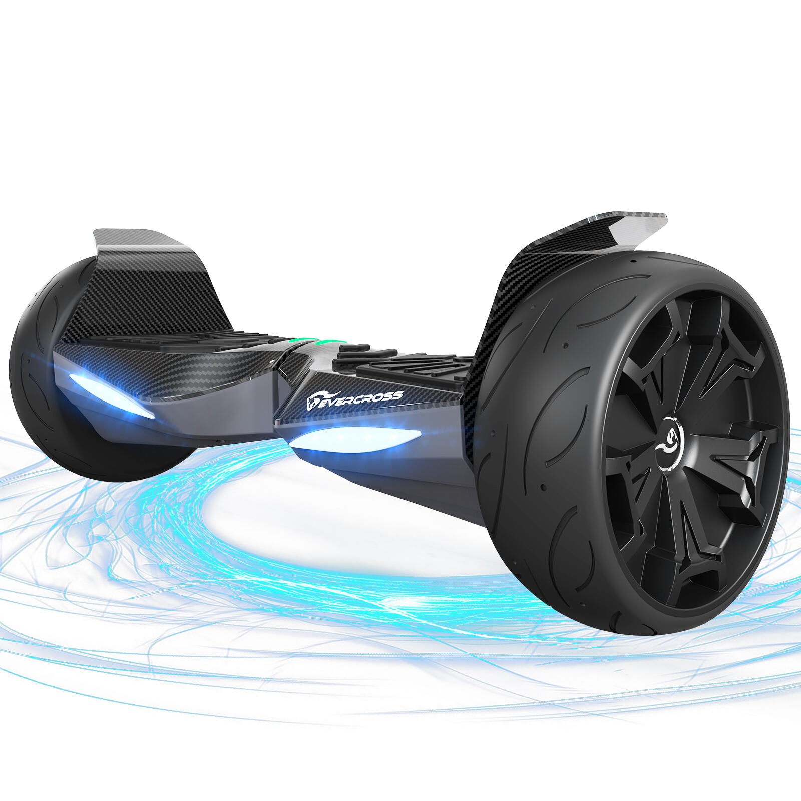 EVERCROSS Hoverboard Gyropode 8,5 con Luci LED Bluetooth e APP EV5 Nero