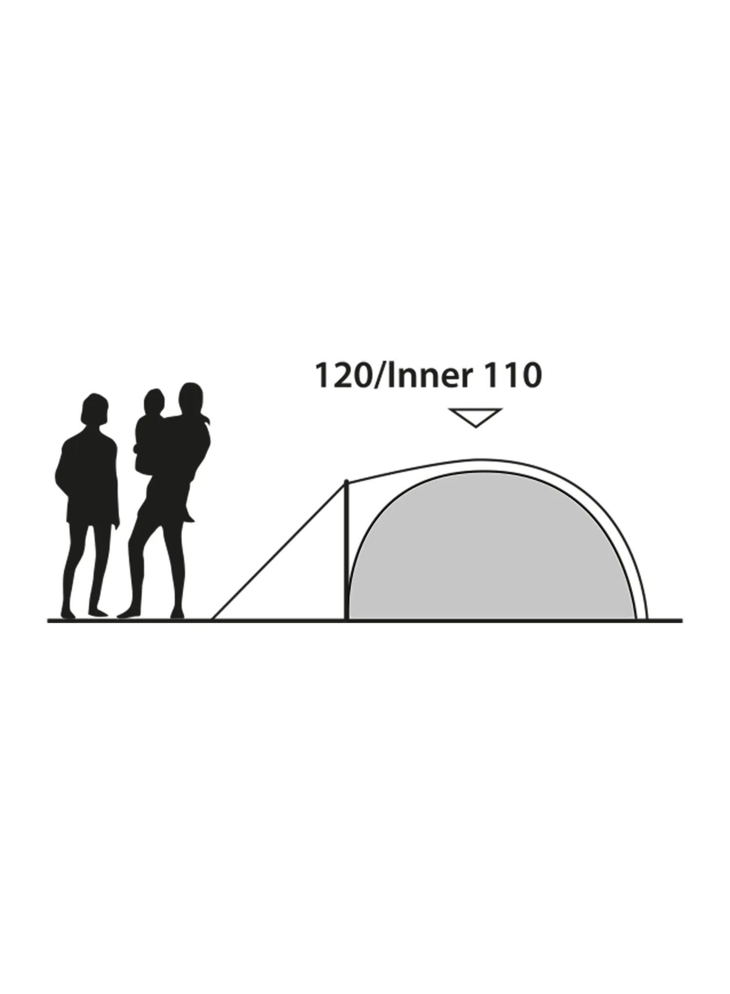 Tenda Campeggio Cloud 2 Posti 6/7