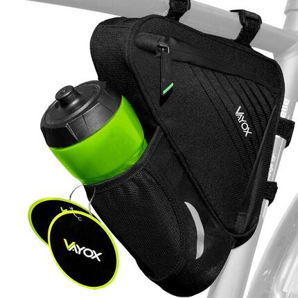 Fahrradtasche unter dem Rahmen VAYOX VA0348 mit Flaschenhalter wasserdicht 1,5L
