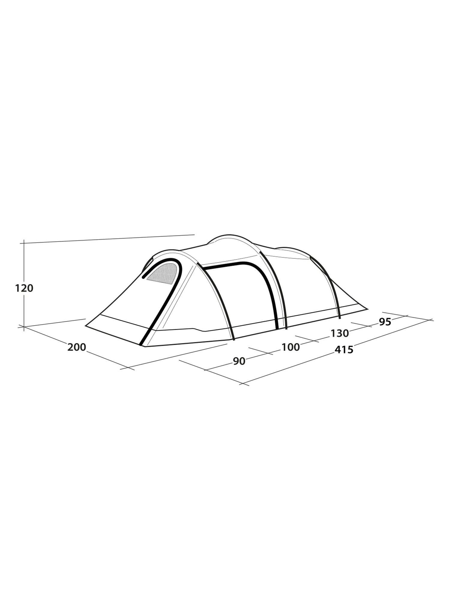 Outwell Earth 3 Plus Tunnel Tent (2025) 2/7