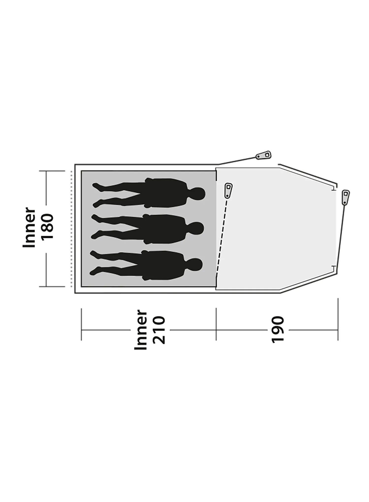 Outwell Earth 3 Plus Tunnel Tent (2025) 4/7