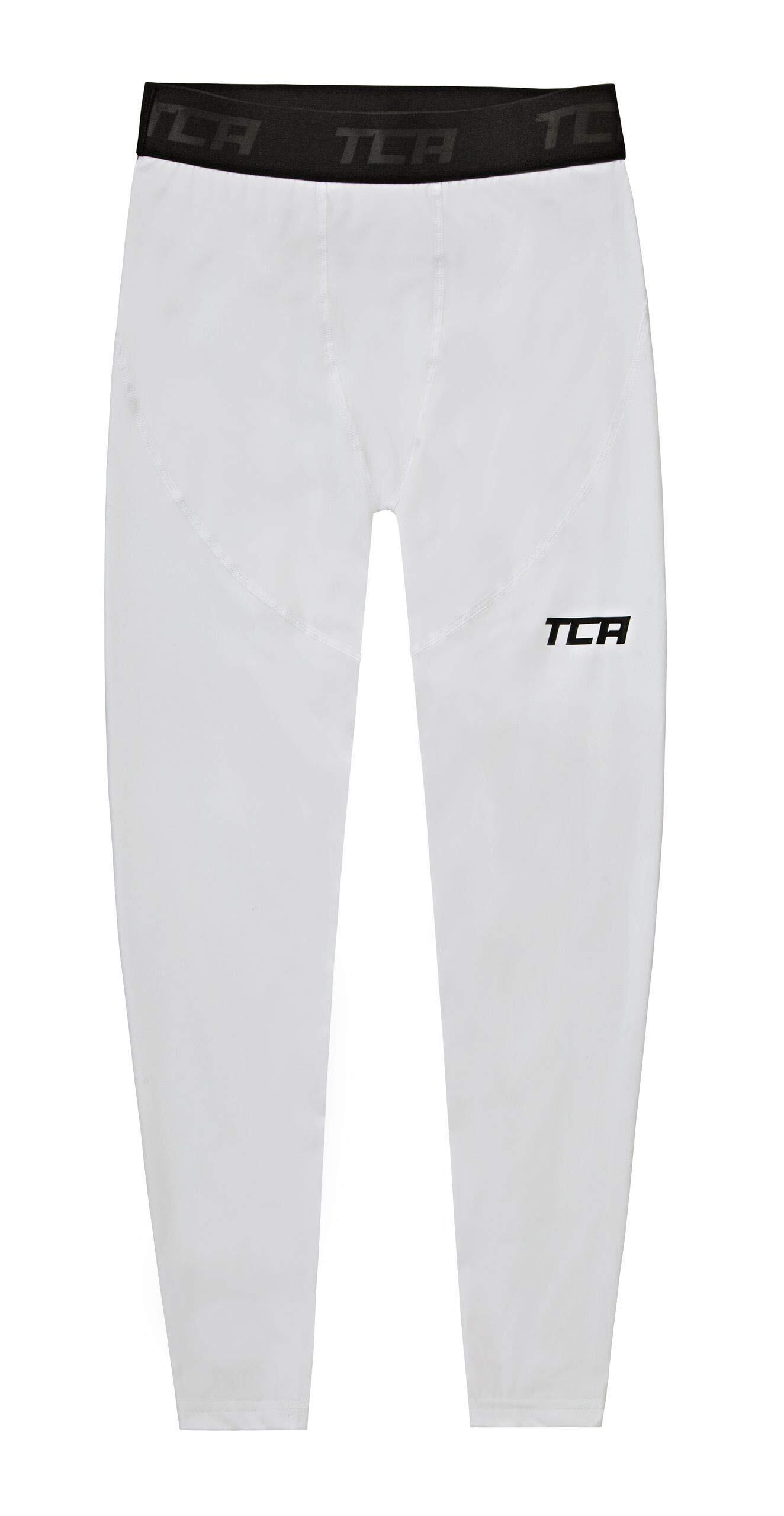Boys' Performance Base Layer Compression Leggings - Pro White 5/6