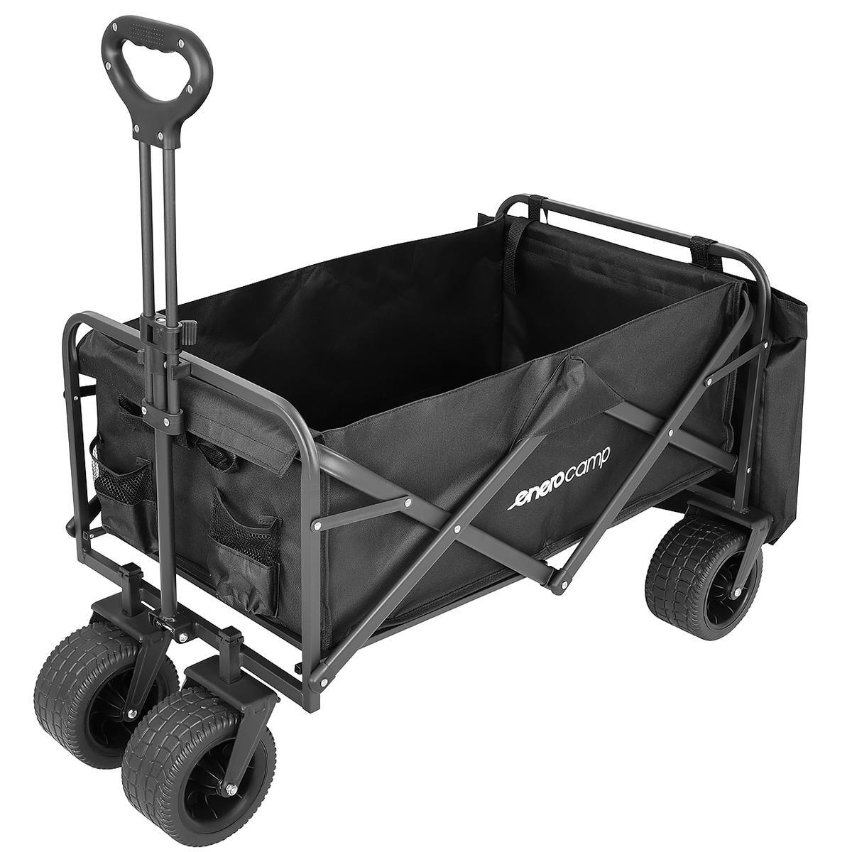 Wózek do transportu sprzętu kempingowego Enero Camp Deluxe składany 6/7