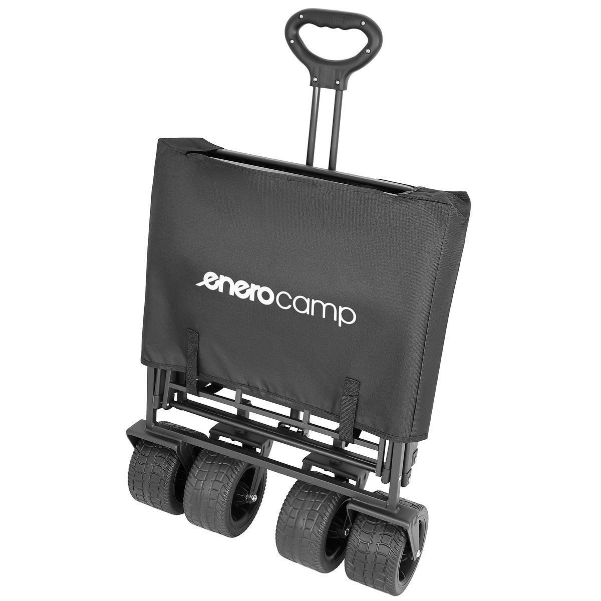 Wózek do transportu sprzętu kempingowego Enero Camp Deluxe składany 4/7