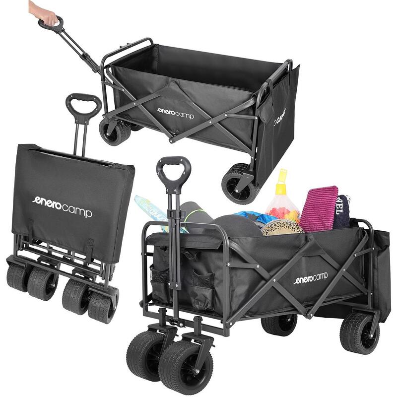 Wózek do transportu sprzętu kempingowego Enero Camp Deluxe składany